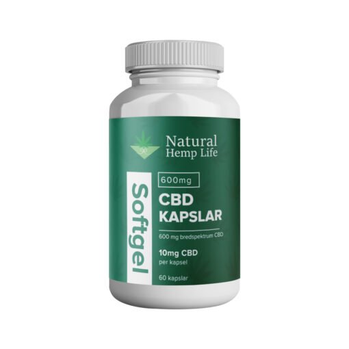 CBD Kapsler 600mg 60 stk