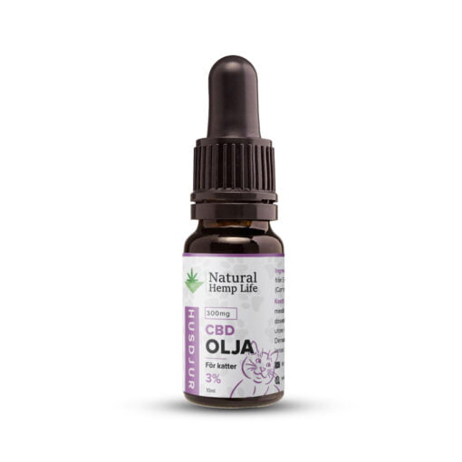 CBD Olje 3% til katter (laks)