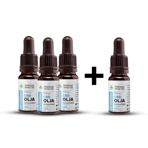 4 for 3: 15% CBD Olje