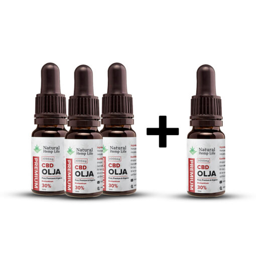4 for 3: 30% CBD Olje