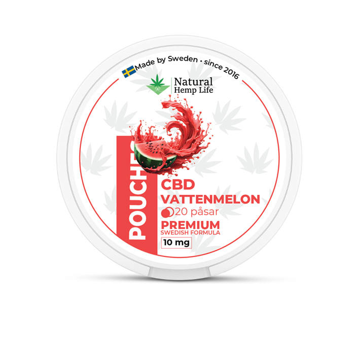 CBD pouches vannmelon