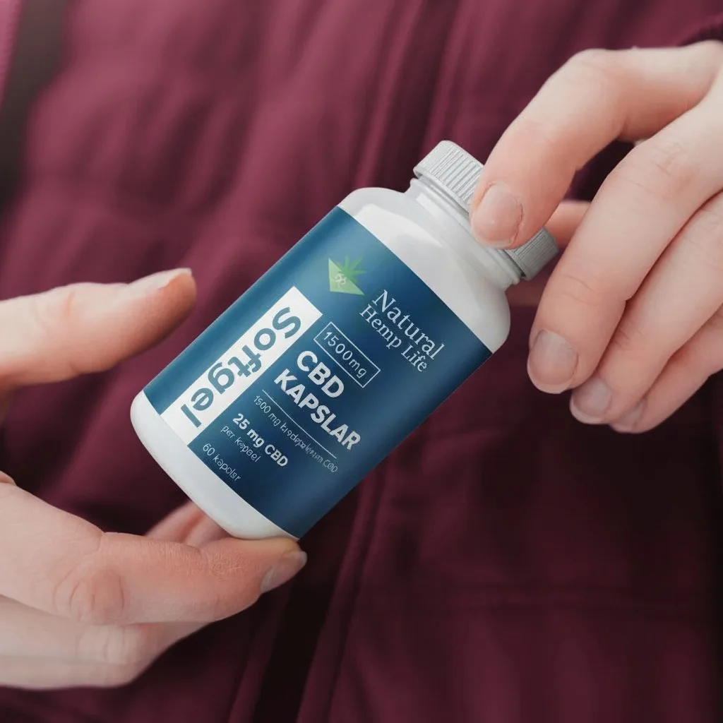 CBD kapsler 1500mg i miljø 1