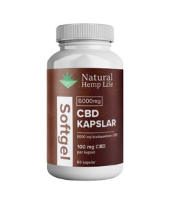 CBD Kapsler 6000mg 60stk