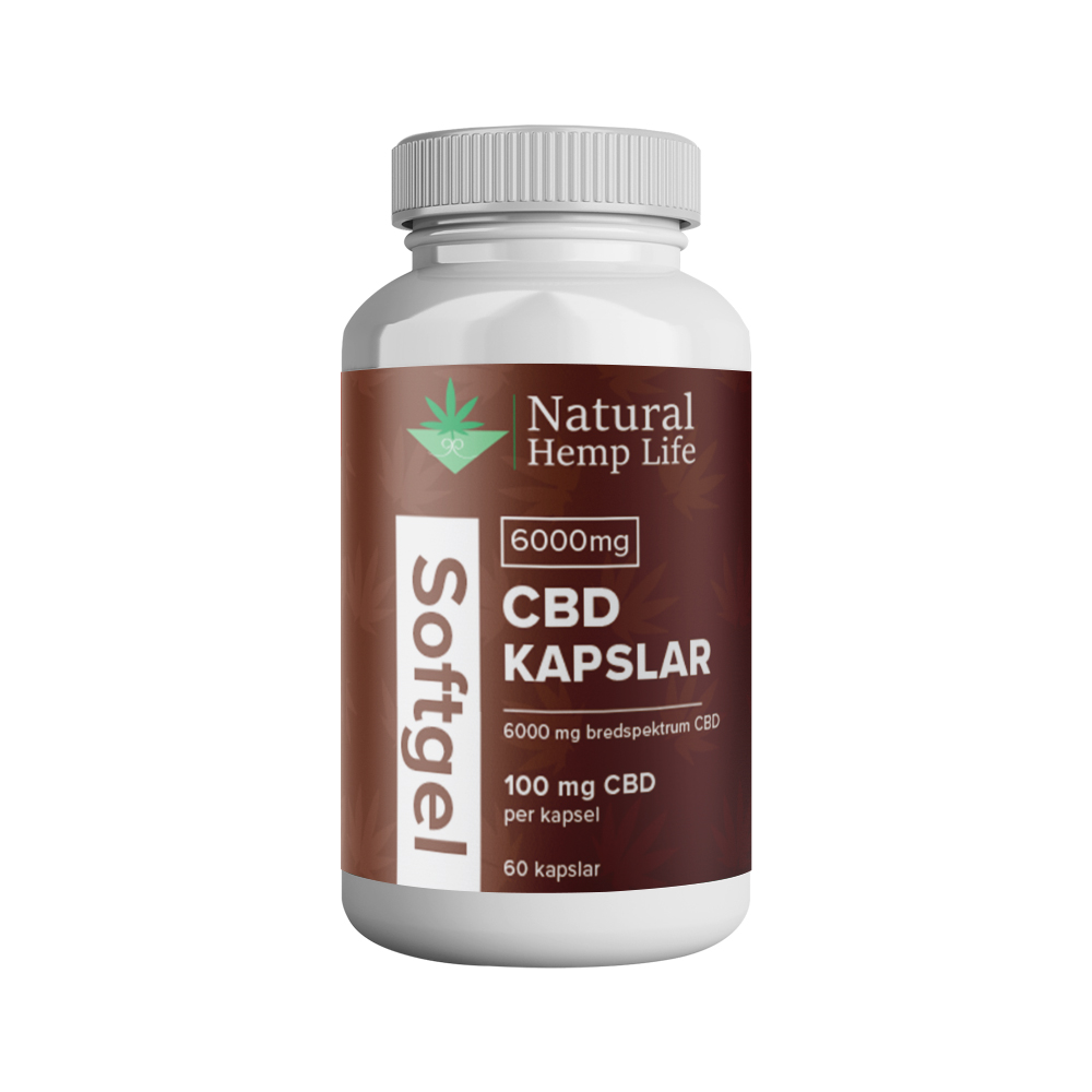 CBD Kapsler 6000mg 60stk