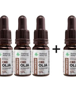 4 for 3: 50% CBD Olje