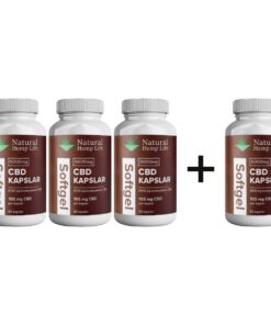 4 for 3: 6000 mg CBD Kapsler